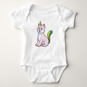 Cat Unicorn Baby Strampler