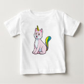 Cat Unicorn Baby T-shirt (Vorderseite)