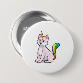Cat Unicorn Button (Vorne & Hinten)