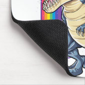 Cat Unicorn Dinosaur T rex Kitten Liebhaber Mousepad (Ecke)