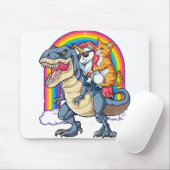 Cat Unicorn Dinosaur T rex Kitten Liebhaber Mousepad (Mit Mouse)