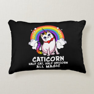Cat Unicorn Magical Caticorn Kitten Rainbow Pet Dekokissen