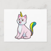 Cat Unicorn Postkarte (Vorderseite)