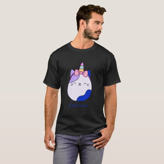 Cat Unicorn Squad Stufftier Plush Mall T-Shirt (Vorne ganz)