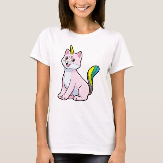 Cat Unicorn T-Shirt (Vorderseite)