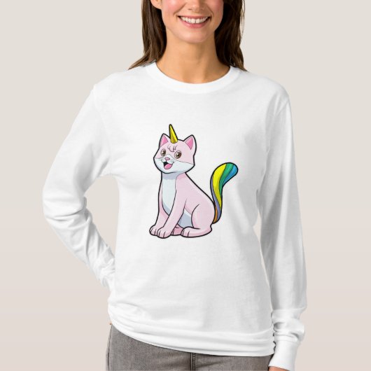Cat Unicorn T-Shirt (Vorderseite)