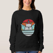 Cat Unicorn T Sweatshirt (Vorderseite)