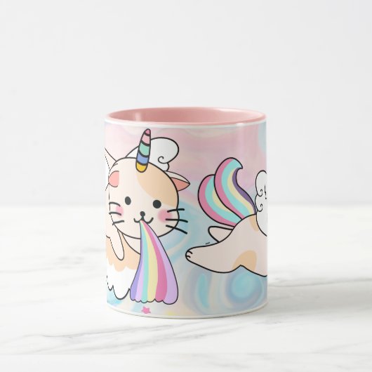 Cat Unicorn Tasse (Zentrum)