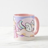 Cat Unicorn-Tasse Tasse (VorderseiteRechts)