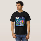 Cat & Unicorn UFO Selfie: Big Meeting #10 T-Shirt (Vorne ganz)