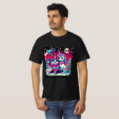 Cat & Unicorn UFO Selfie: Big Meeting #7 T-Shirt (Vorne ganz)