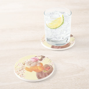 Cat-Untersetzer singen Getränkeuntersetzer