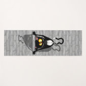 Cat Upside Down Funny Cartoon Charakter Yogamatte (Vorderseite (Horizontal))