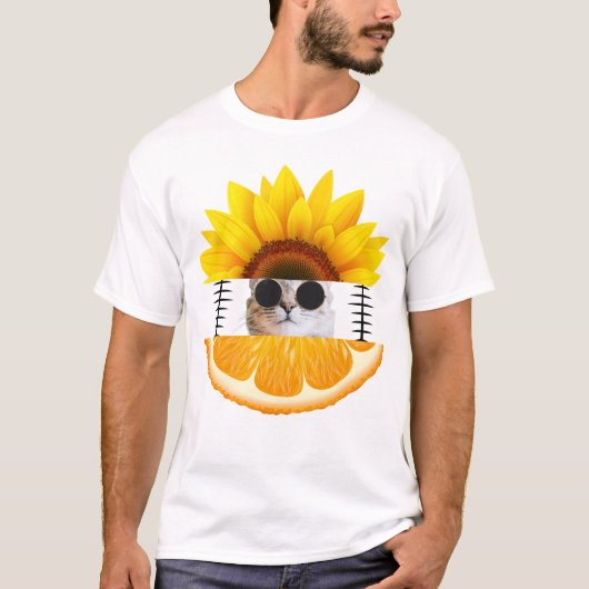 Cat Vacation Summer T-Shirt (Vorderseite)