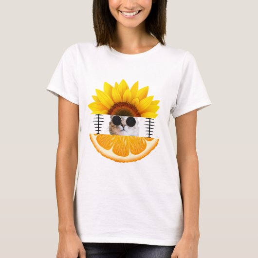 Cat Vacation Summer T-Shirt (Vorderseite)