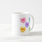 Cat Valentine Candy Hearts Tasse (VorderseiteRechts)