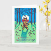 Cat Valentine, Louis Wain Karte (Gelbe Blume)