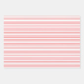 Cat Valentine Rot, Rosa und Weiß Geschenkpapier Set (Vorderseite 3)