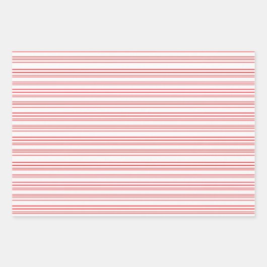 Cat Valentine Rot, Rosa und Weiß Geschenkpapier Set (Vorderseite 3)