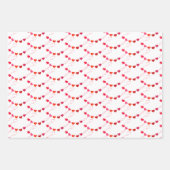 Cat Valentine Rot, Rosa und Weiß Geschenkpapier Set (Vorderseite 2)