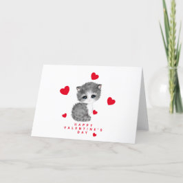 Cat Valentine's Day Cards Feiertagskarte