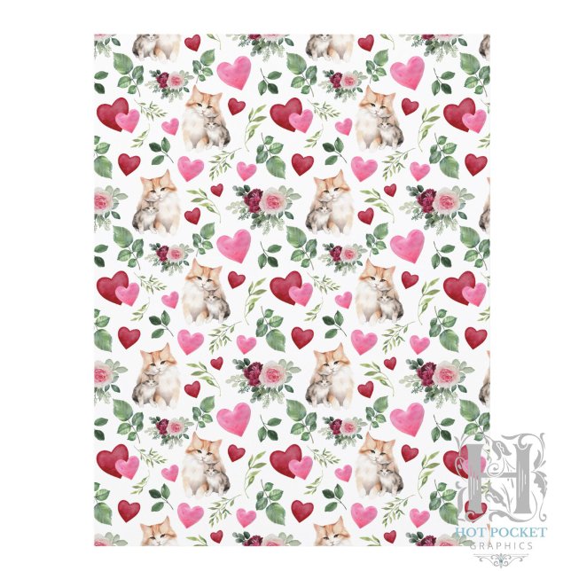 Cat Valentines Scrapbook Paper (Von Creator hochgeladen)