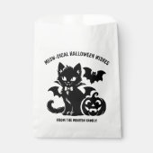 Cat Vampire Meowgical Halloween Wünsche Geschenktütchen (Vorderseite)