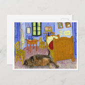 Cat Van Gough Postkarte (Vorne/Hinten)