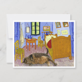 Cat Van Gough Postkarte
