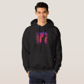 Cat Vaporwave Retrowave Aesthetic Synthwave 80s Pa Hoodie (Vorne ganz)