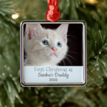Cat Vater 1. Weihnachtsjunge Katze DIY Personaliz
