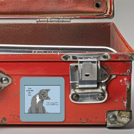 Cat Vater Adoption Vatertag Quadratischer Aufkleber