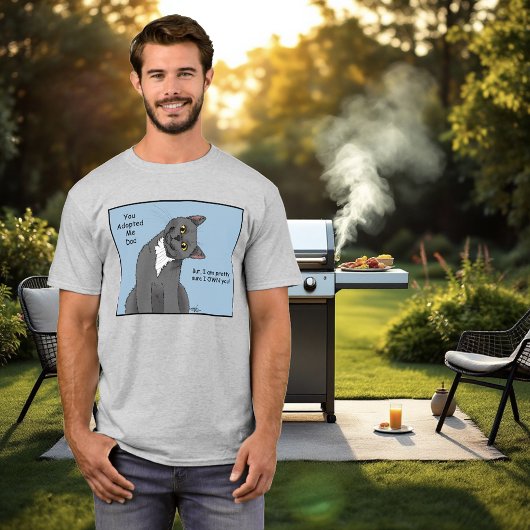 Cat Vater Adoption Vatertag T-Shirt