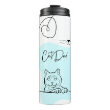 Cat Vater Begleiter Katze Katze Print Tumbler