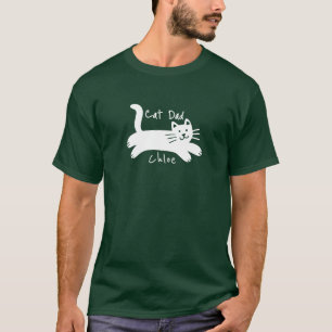 Cat Vater benutzerdefinierter Katzenname T-Shirt