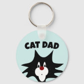 CAT VATER BLAUE SCHLÜSSELANHÄNGER (Vorderseite)