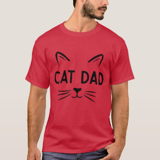 Cat Vater Cat Fathers Cat Lovers Feline Fans Cat F T-Shirt