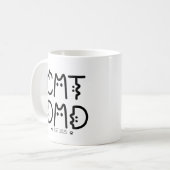 Cat Vater Custom Year Kaffeetasse (Vorderseite Links)