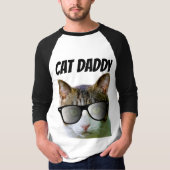 CAT-VATER DADDY-T - Shirt Sonnenbrille (Vorderseite)