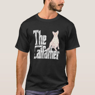 Cat Vater Der Katvater Lazy Sphynx Katze Vater Kit T-Shirt