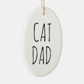 "Cat Vater" Einfaches modernes Bauernhaus Keramik Ornament (Rechts)