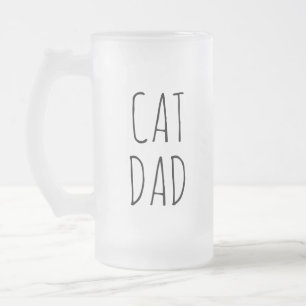"Cat Vater" Einfaches modernes Bauernhaus Mattglas Bierglas