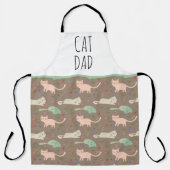 "Cat Vater" Einfaches modernes Bauernhaus Schürze (Vorderseite)