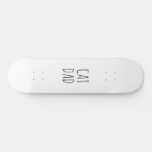 "Cat Vater" Einfaches modernes Bauernhaus Skateboard (Horizontal)