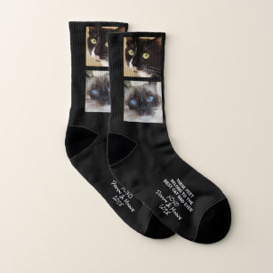 Cat Vater Fotos Black Socken