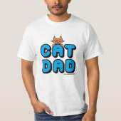 "CAT-VATER" Ginger Kitty Men's T - Shirt (Vorderseite)