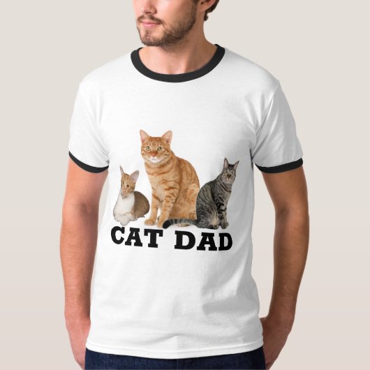 CAT-VATER (Ginger Tabby)-T - Shirt (Vorderseite)