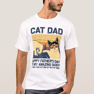 Cat Vater Glücklicher Vater Tag zu meinem Phantast T-Shirt