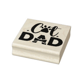 Cat Vater Gummi Briefmarke Gummistempel