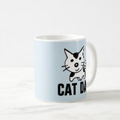 CAT-VATER KAFFEE-MUGS KAFFEETASSE (VorderseiteRechts)